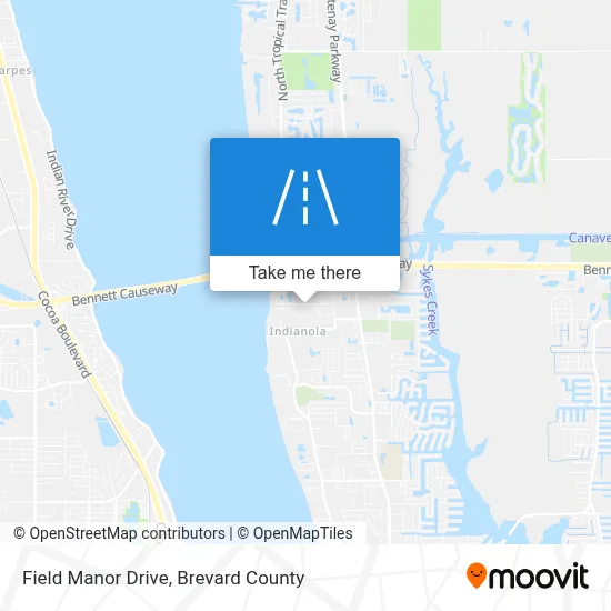 Field Manor Drive map