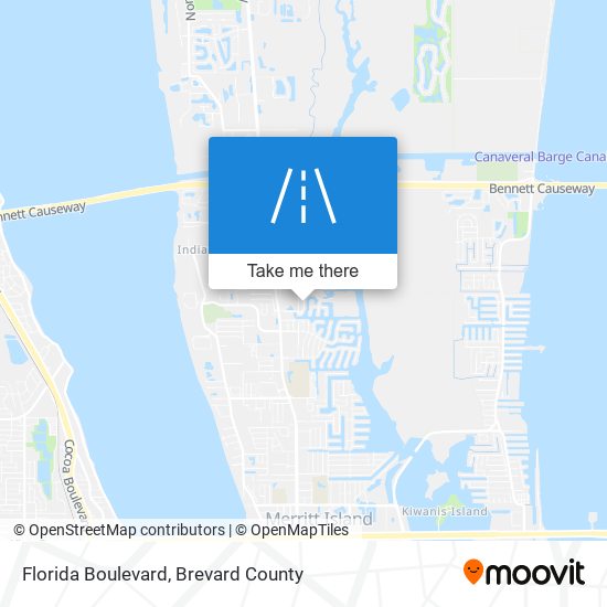 Florida Boulevard map