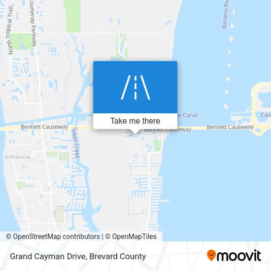 Mapa de Grand Cayman Drive