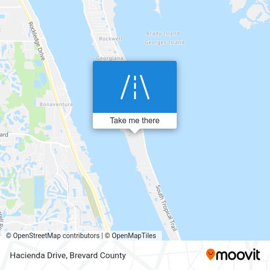 Hacienda Drive map