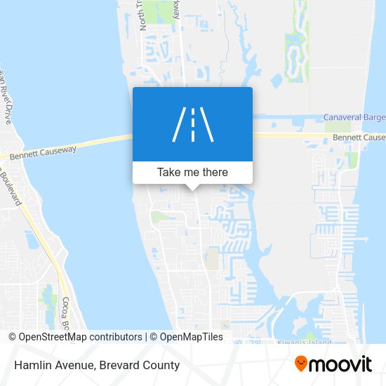 Mapa de Hamlin Avenue