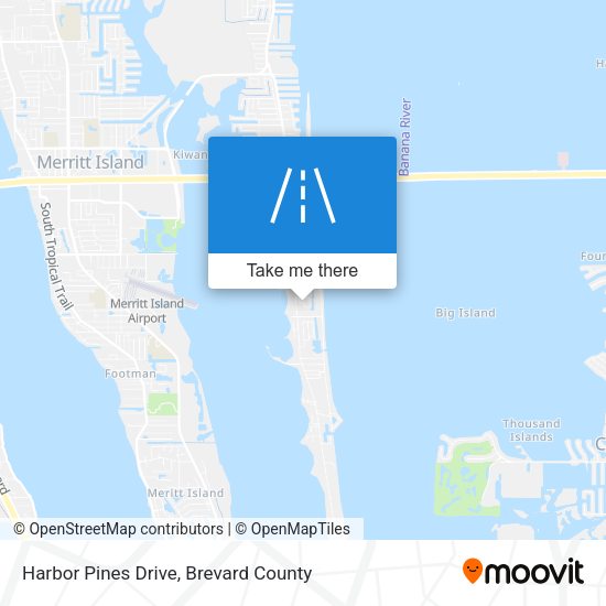 Harbor Pines Drive map