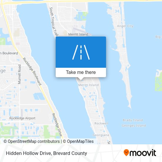Hidden Hollow Drive map