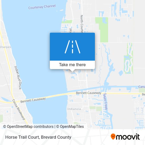 Horse Trail Court map