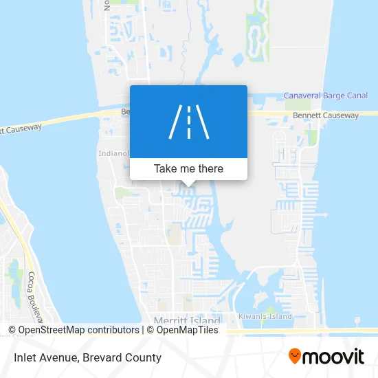 Inlet Avenue map