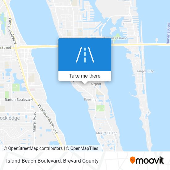 Island Beach Boulevard map