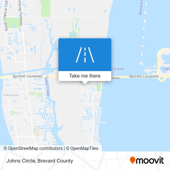 Johns Circle map