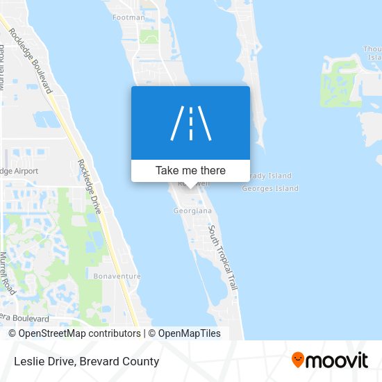 Mapa de Leslie Drive