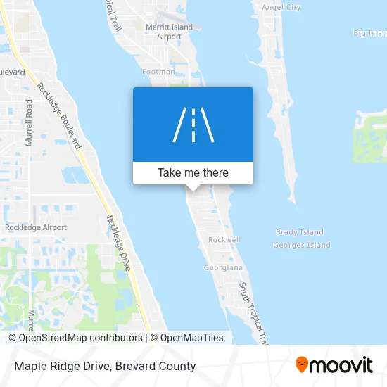 Maple Ridge Drive map