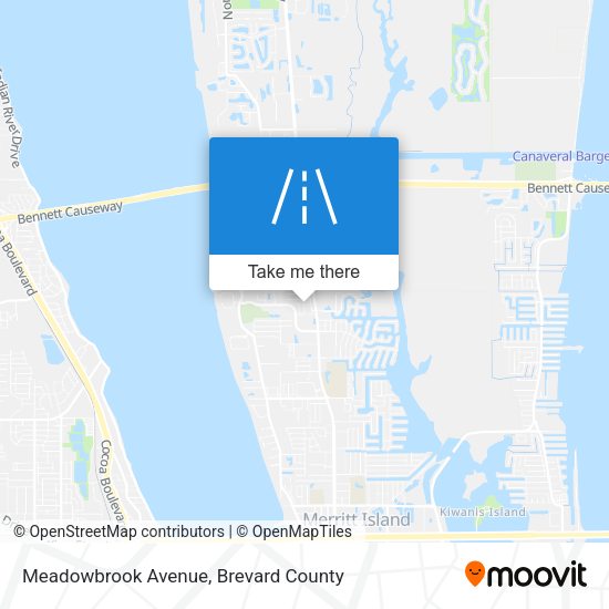 Meadowbrook Avenue map