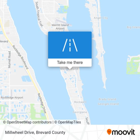 Millwheel Drive map