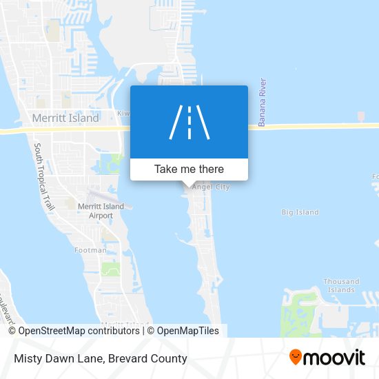 Misty Dawn Lane map