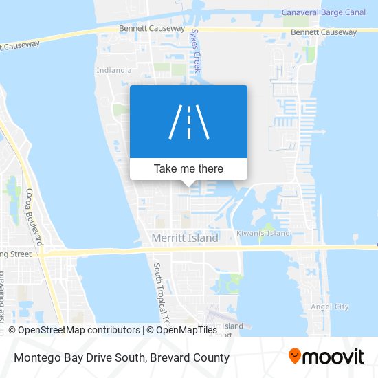 Montego Bay Drive South map