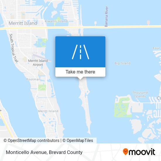 Monticello Avenue map