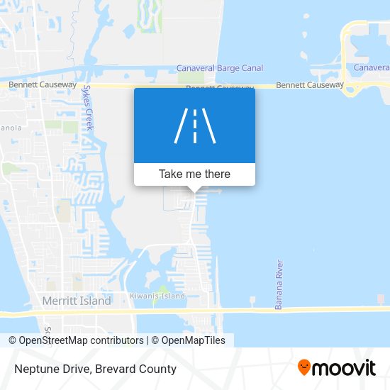 Neptune Drive map