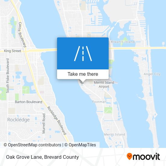 Oak Grove Lane map