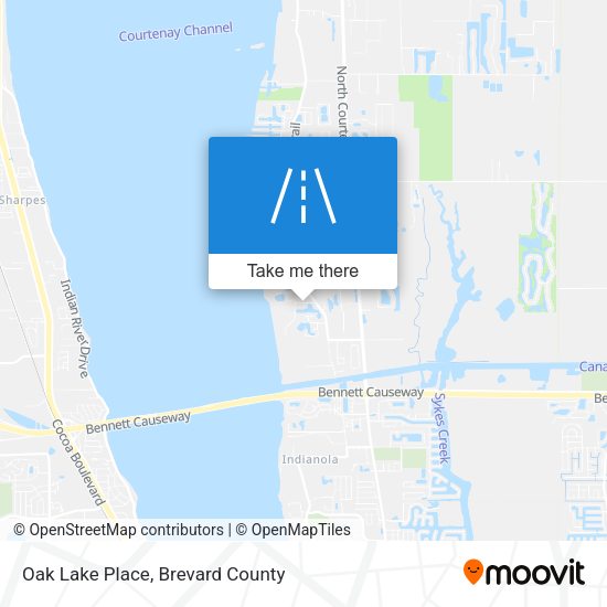 Oak Lake Place map