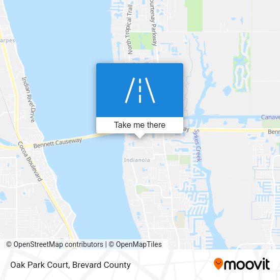 Mapa de Oak Park Court