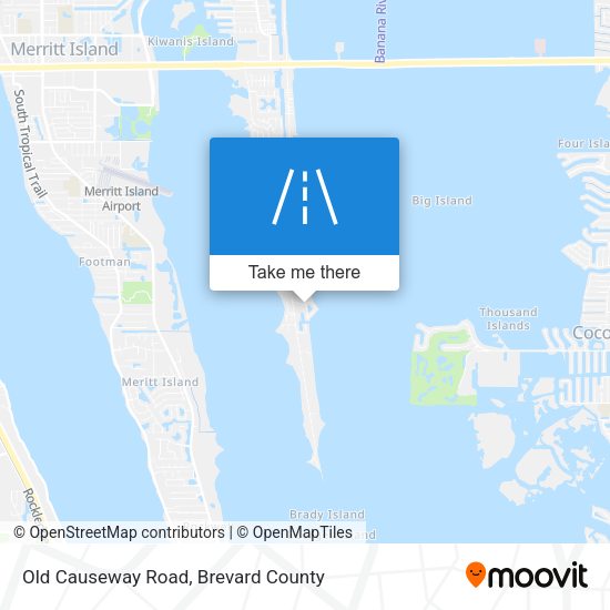 Old Causeway Road map