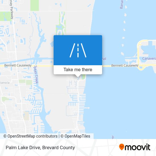 Palm Lake Drive map