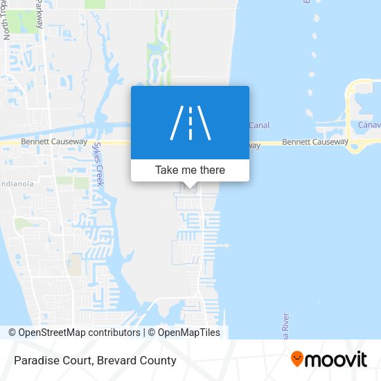 Paradise Court map