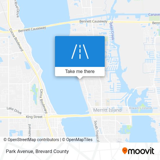 Park Avenue map