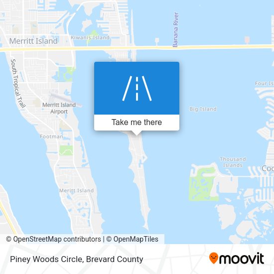 Piney Woods Circle map