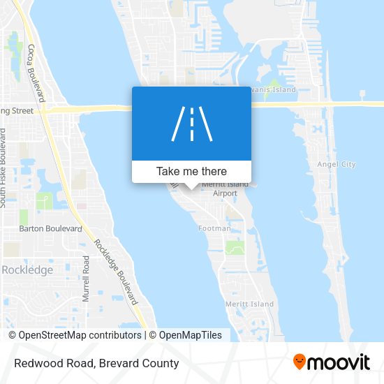 Mapa de Redwood Road