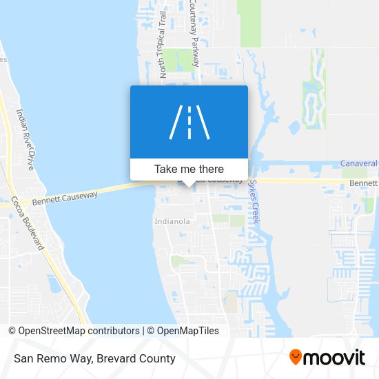 San Remo Way map