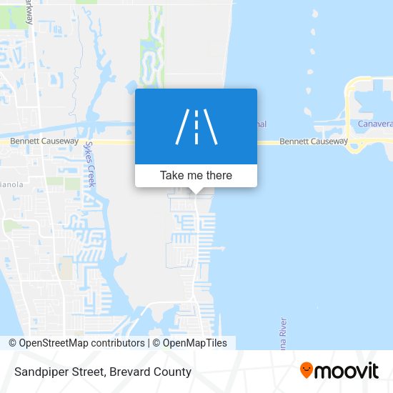 Sandpiper Street map