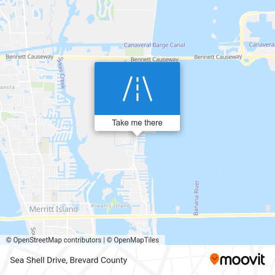 Sea Shell Drive map
