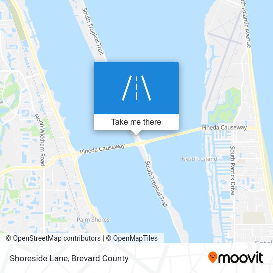 Shoreside Lane map