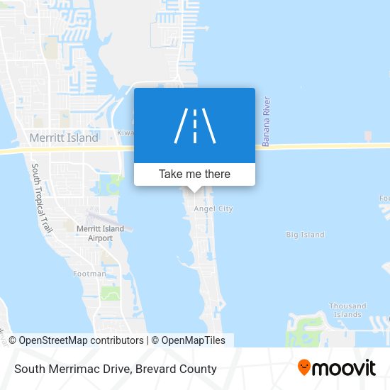 South Merrimac Drive map