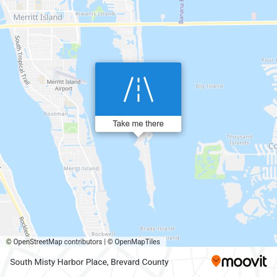 South Misty Harbor Place map