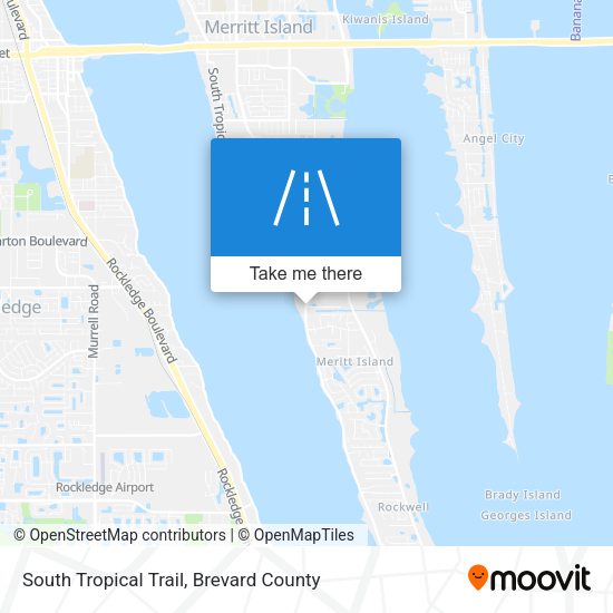 South Tropical Trail map