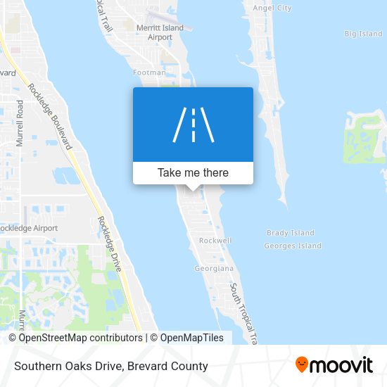 Mapa de Southern Oaks Drive