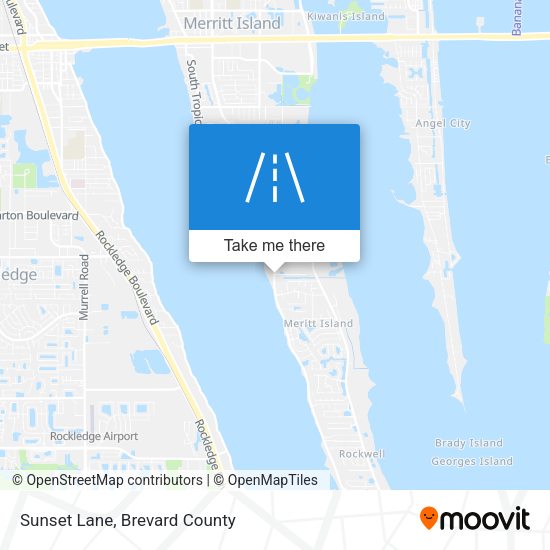 Sunset Lane map