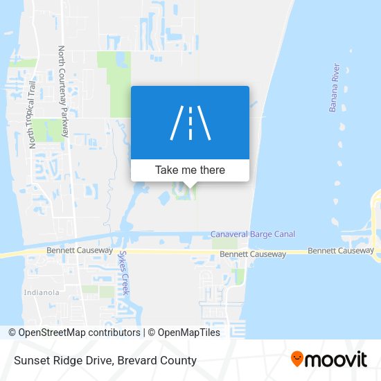 Sunset Ridge Drive map