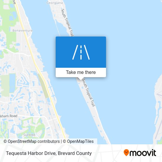 Tequesta Harbor Drive map