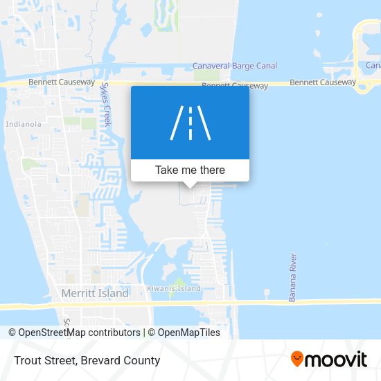Mapa de Trout Street