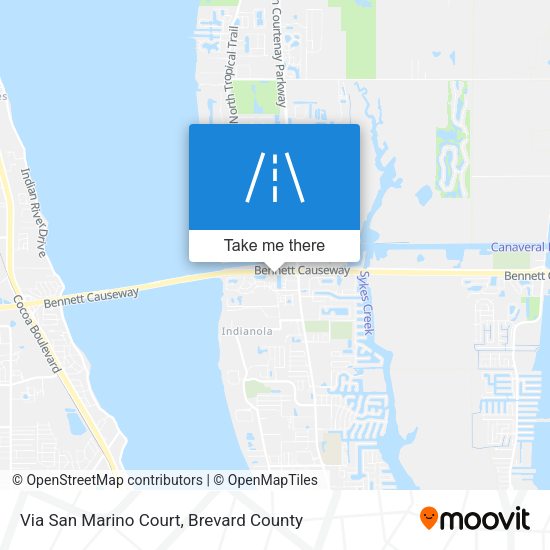Via San Marino Court map