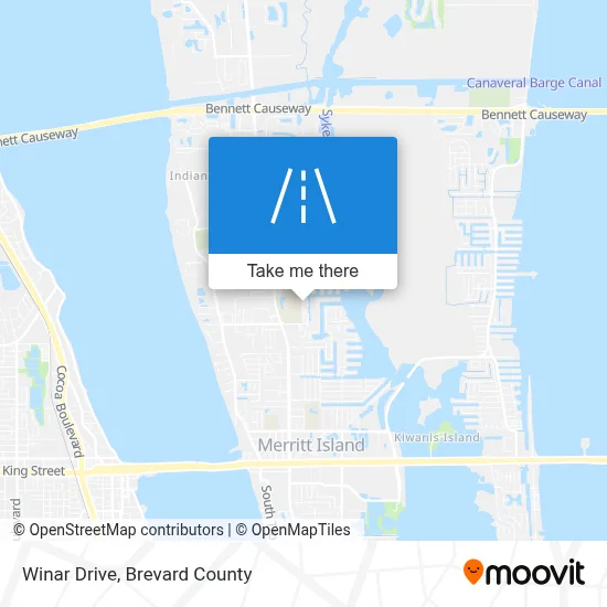 Winar Drive map