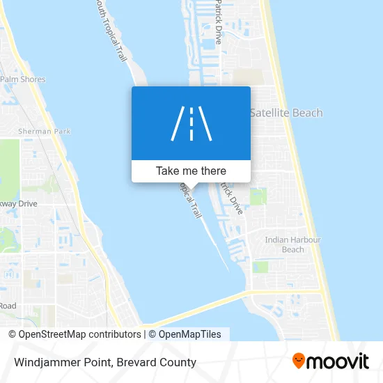 Windjammer Point map