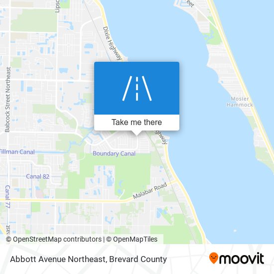 Mapa de Abbott Avenue Northeast