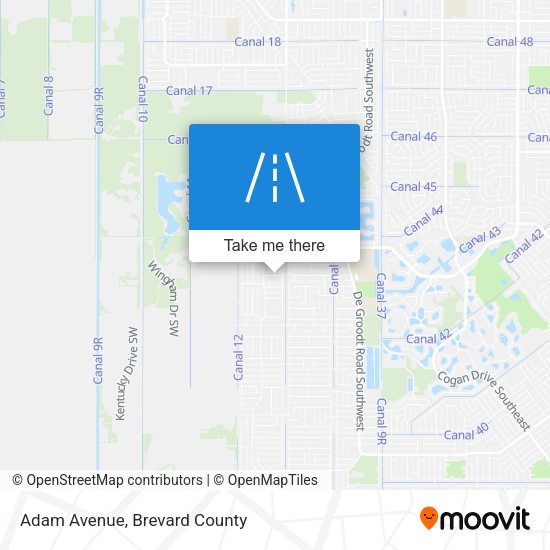 Adam Avenue map