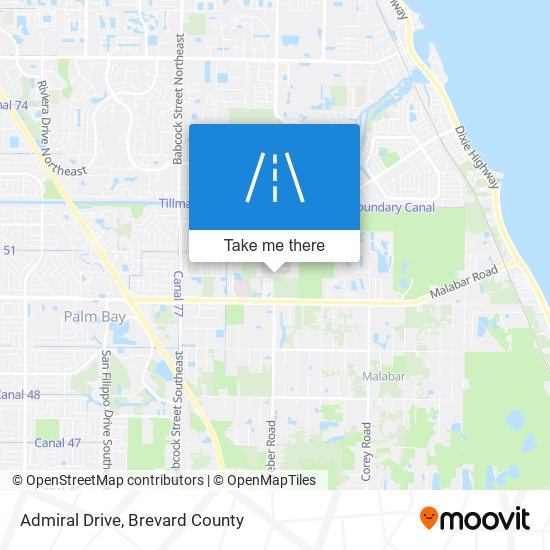 Mapa de Admiral Drive