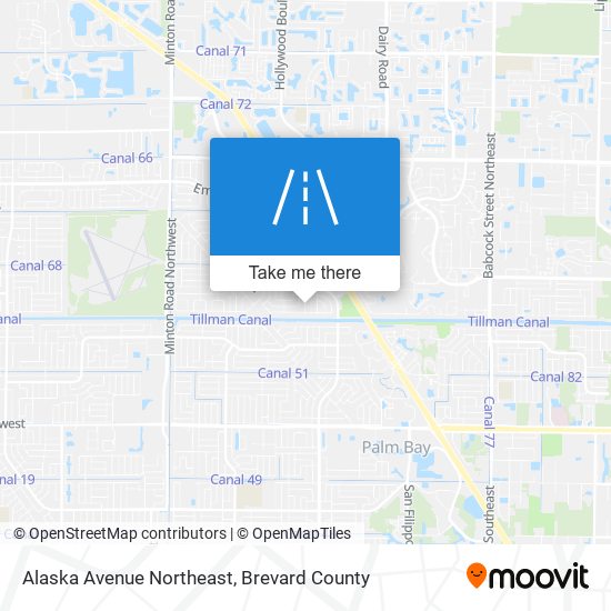 Mapa de Alaska Avenue Northeast