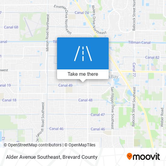 Mapa de Alder Avenue Southeast