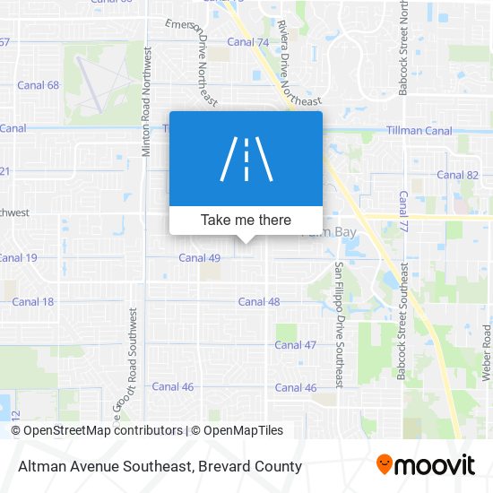 Altman Avenue Southeast map