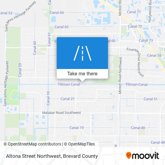 Mapa de Altona Street Northwest
